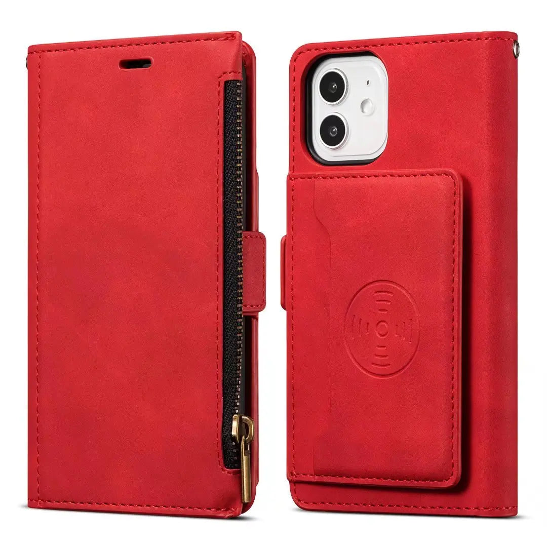 Zipper Flip Leather Wallet Case for iPhone - Premium Mobile Phone Cases from Dressmycell.com - Just $22! Shop now at Dressmycell.com Zipper Flip Leather Wallet Case for iPhone - Premium Mobile Phone Cases from Dressmycell.com - Just $22! Shop now at Dressmycell.com